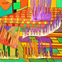 Бар-маскарад - ArtNea автор картин в Екатеринбурге