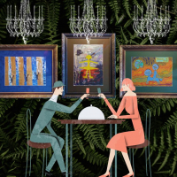 Коллекция в богатых рамах - ArtNea автор картин в Екатеринбурге