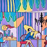 Случай в ресторане - ArtNea автор картин в Екатеринбурге